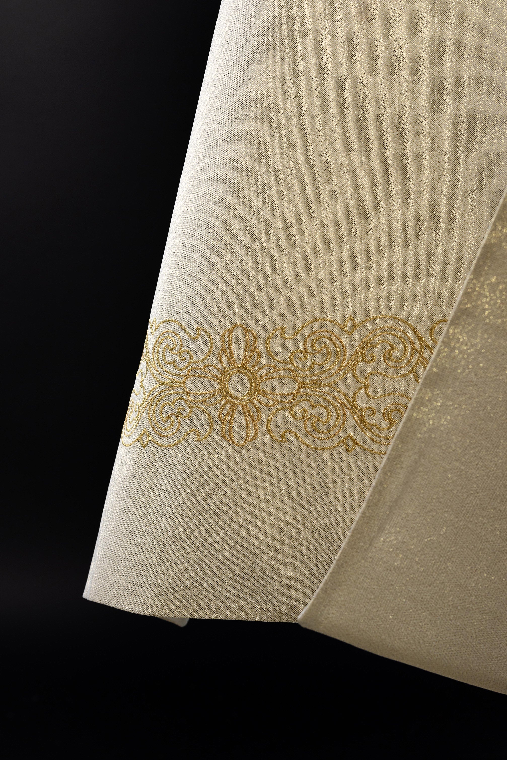 IHS embroidered liturgical veil in gold