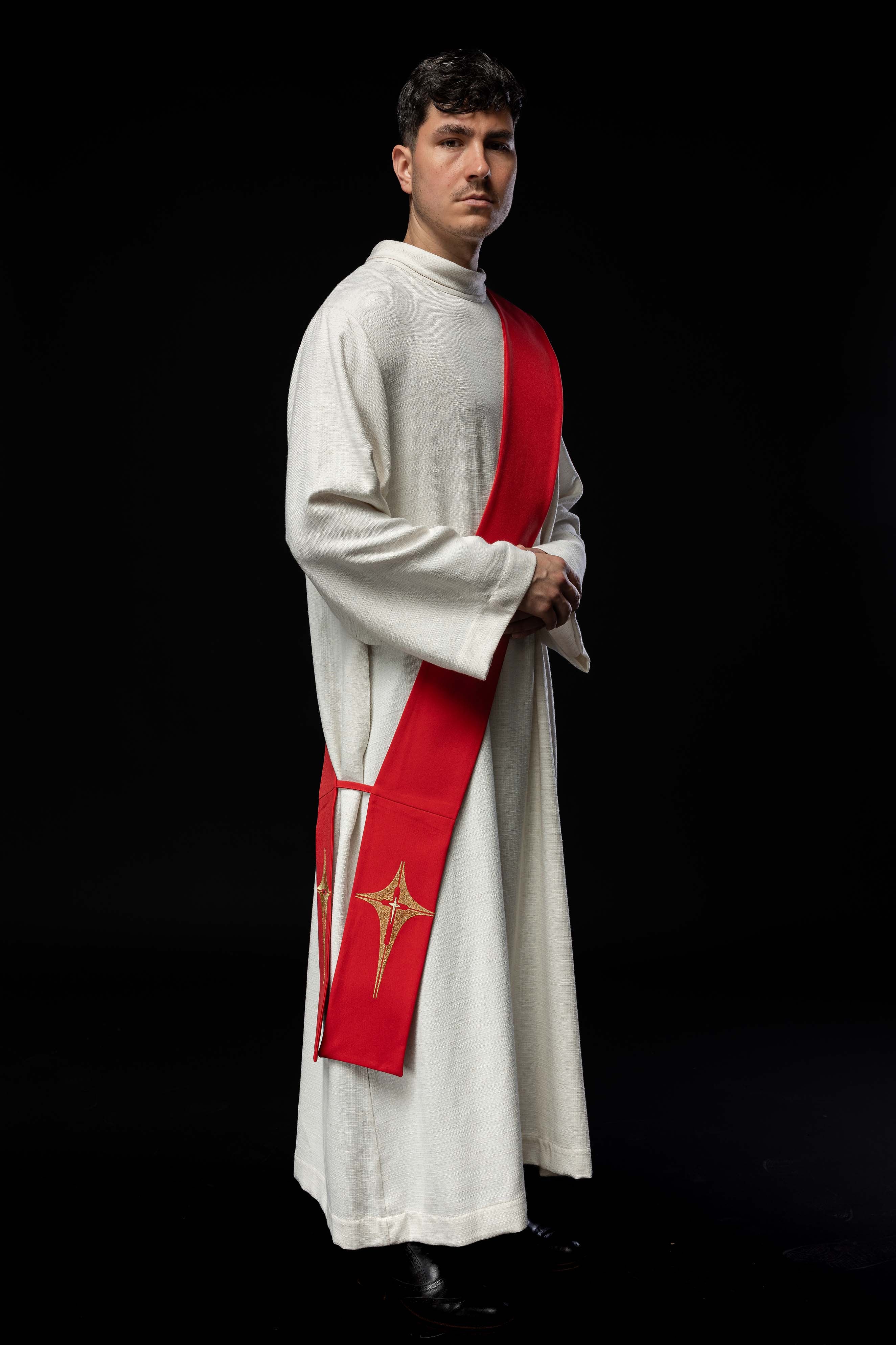 Deacon Stole Embroidered Cross