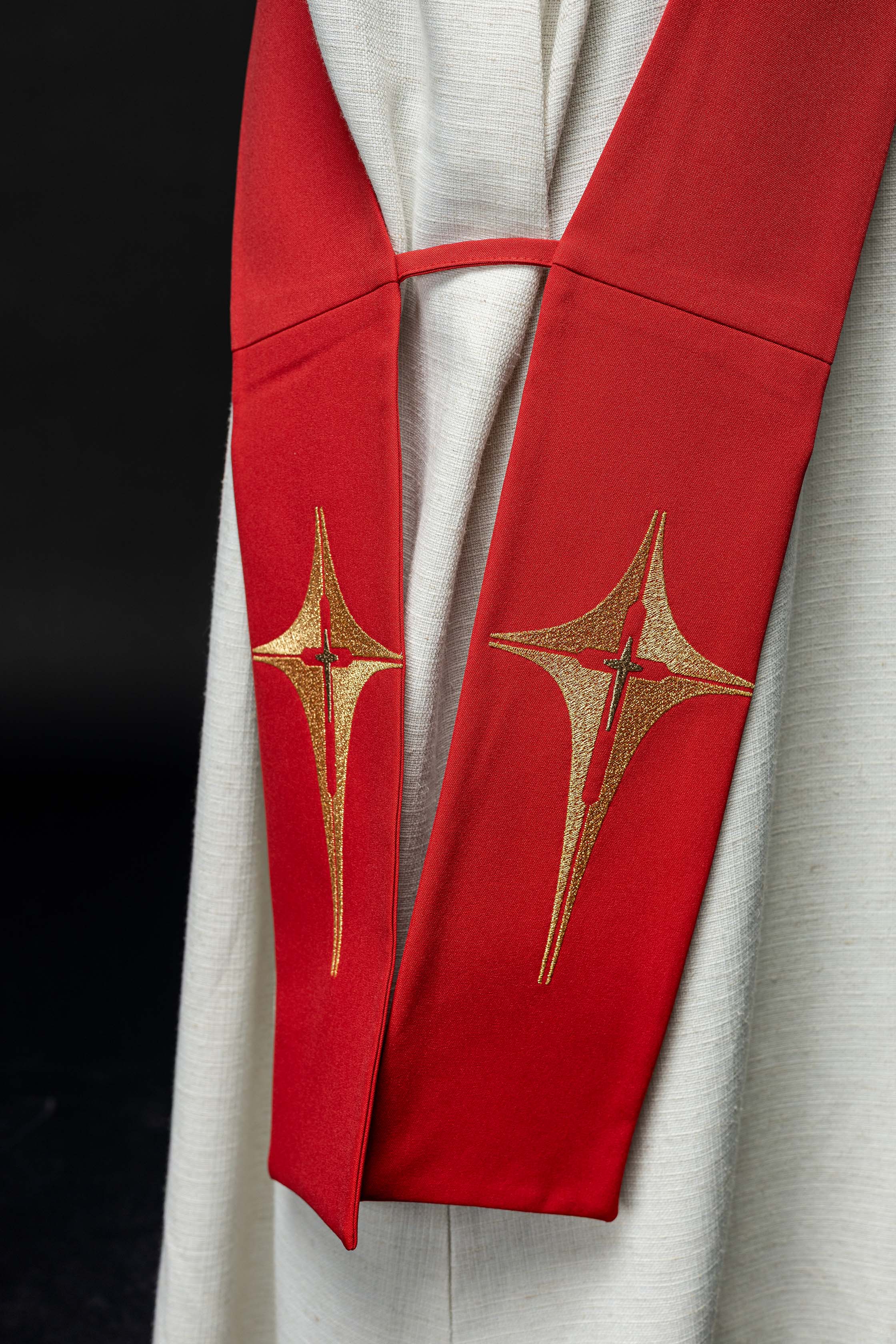 Deacon Stole Embroidered Cross