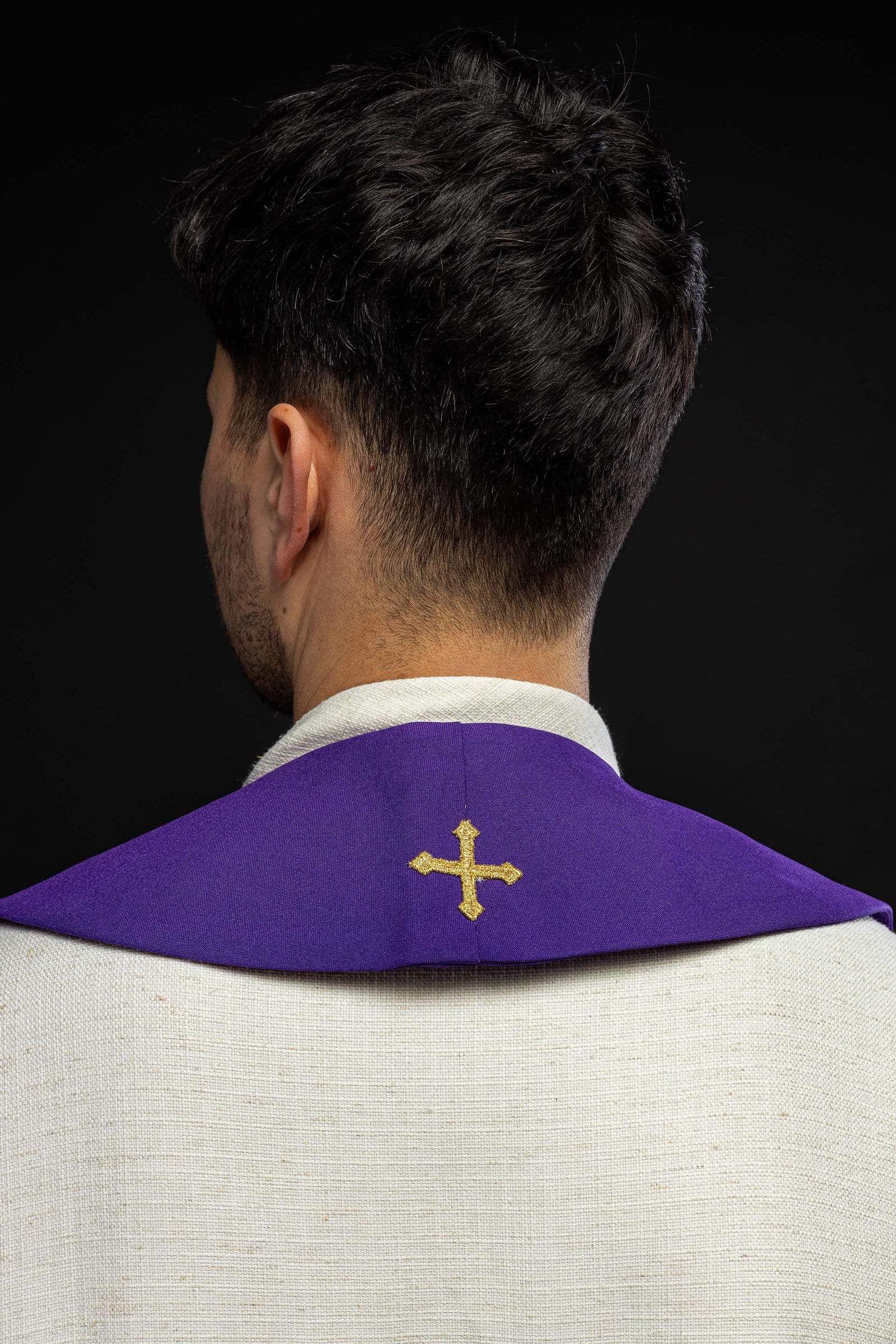 Embroidered IHS Stole