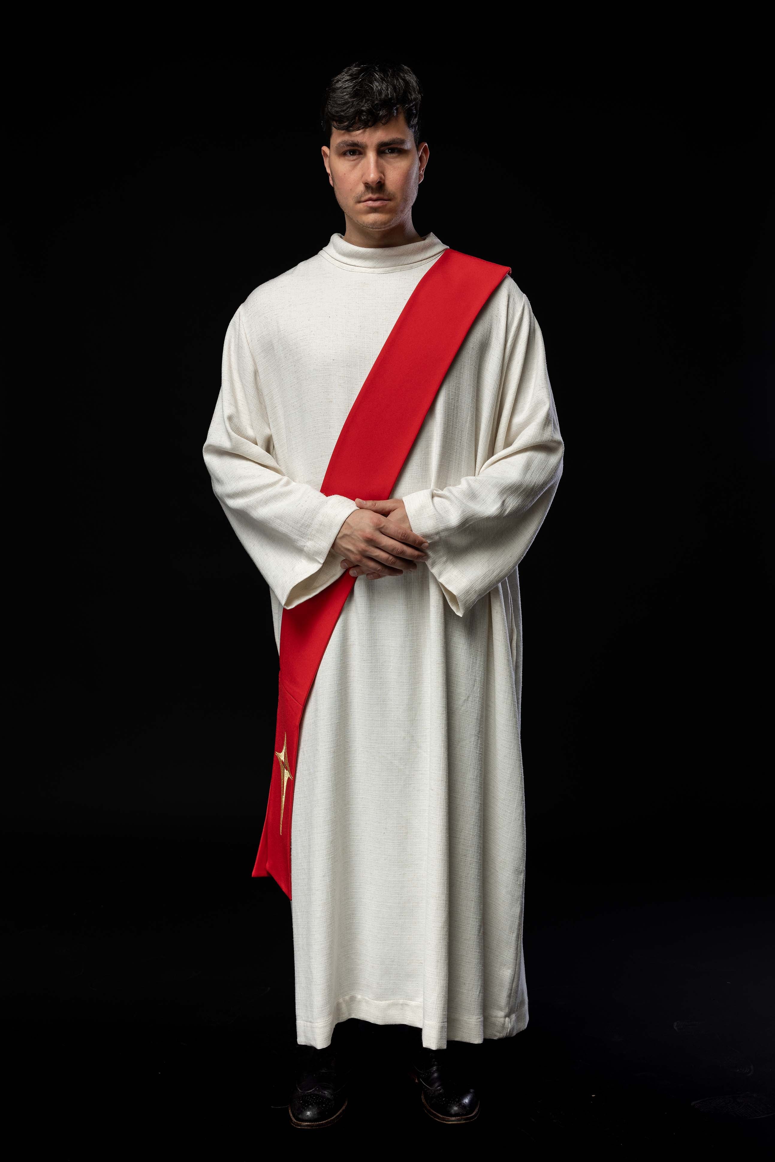Deacon Stole Embroidered Cross