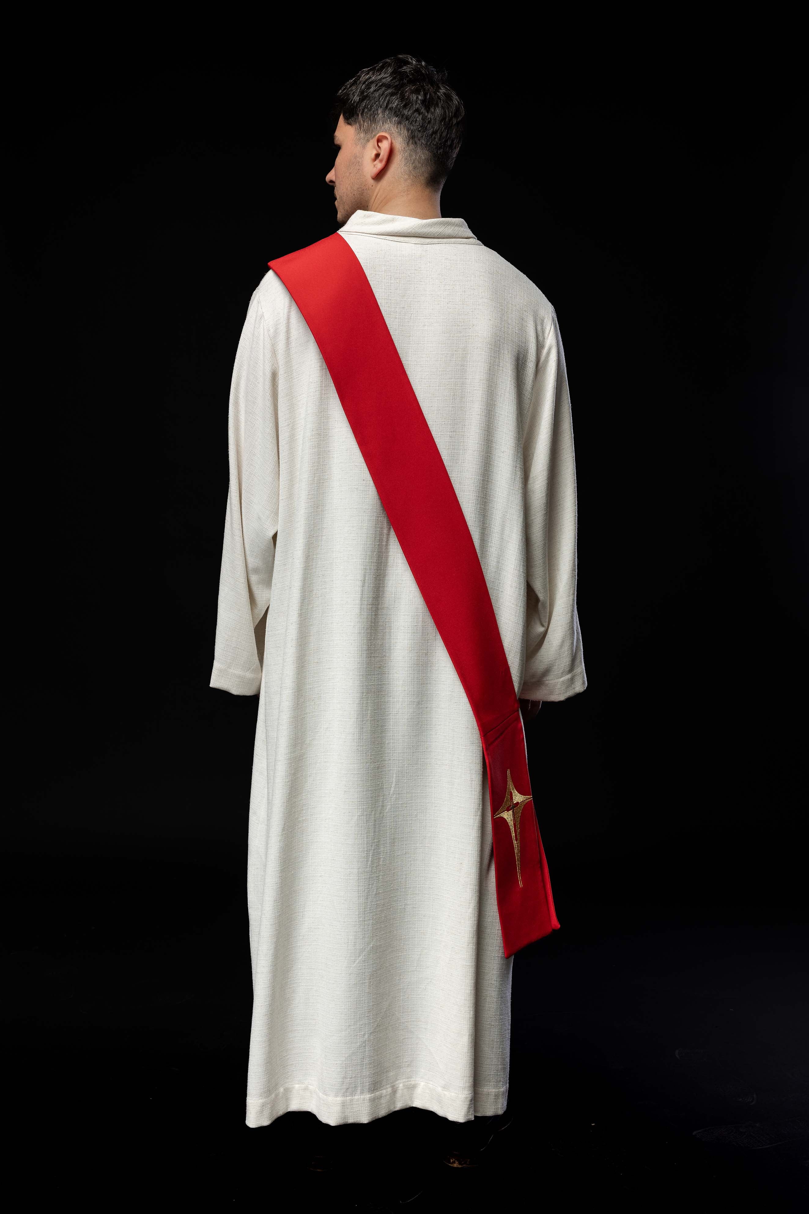 Deacon Stole Embroidered Cross