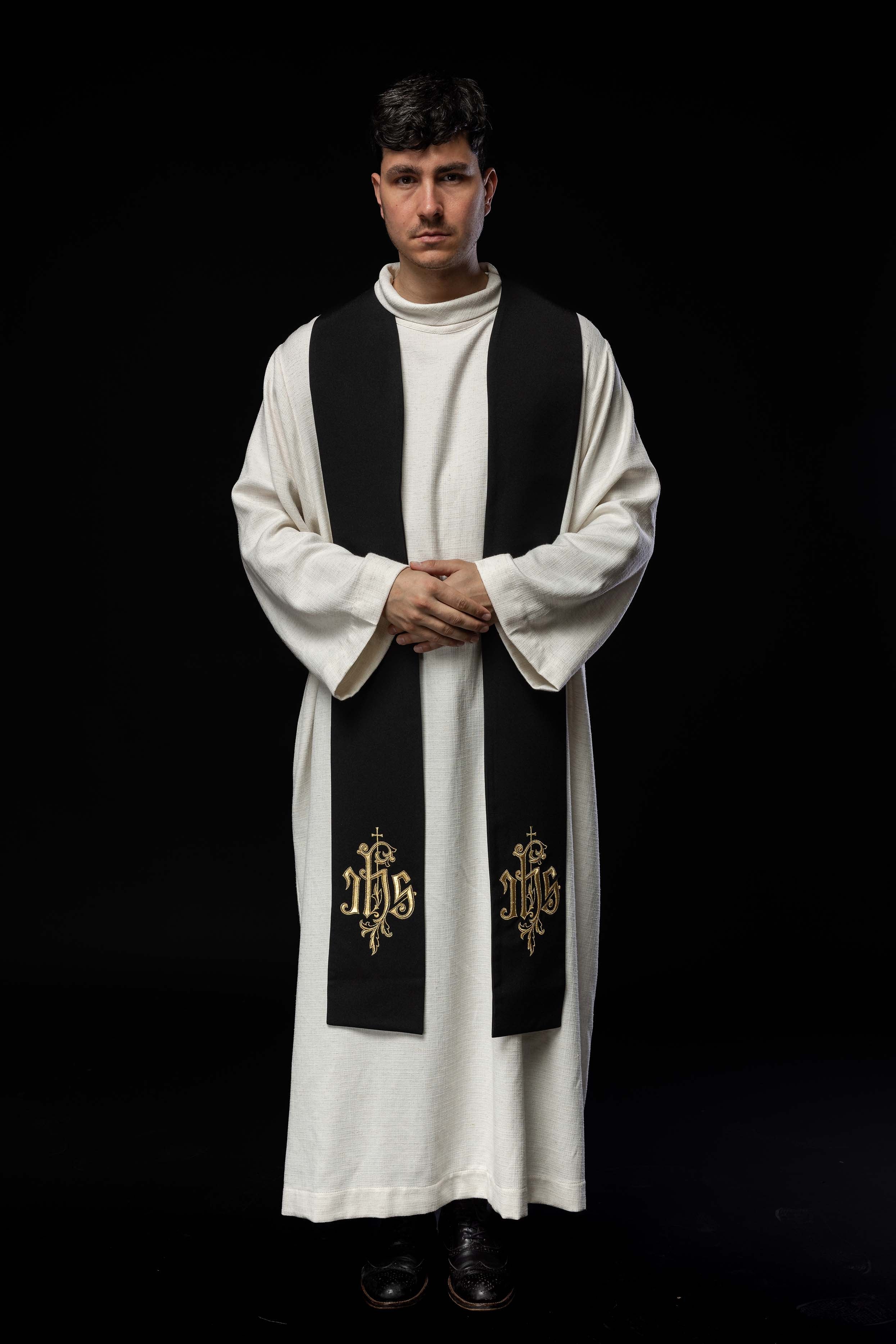 Embroidered Stole IHS