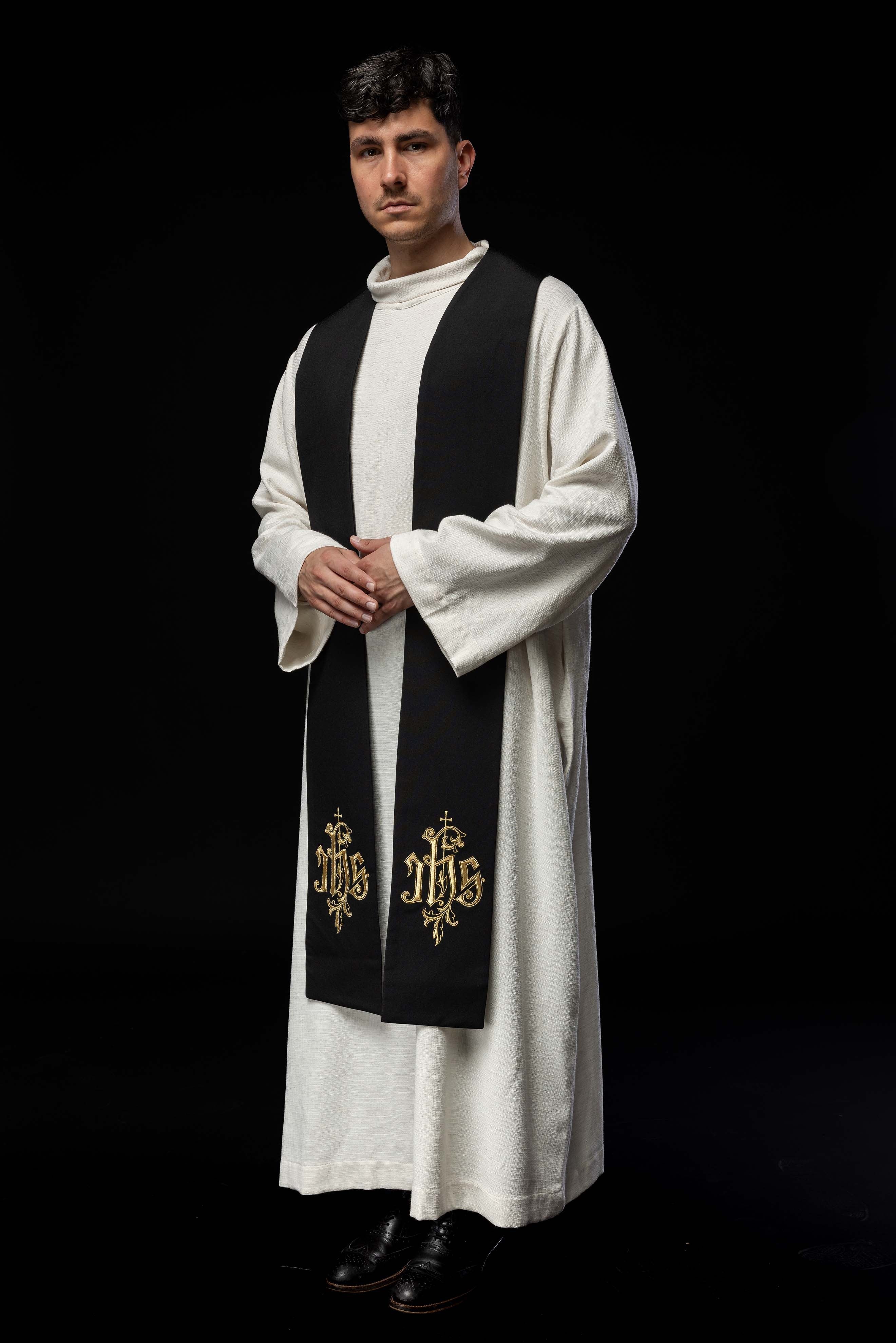 Embroidered Stole IHS